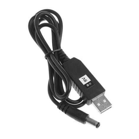 USB to DC Booster Cable - 9V Output (5.5mm*2.5mm Connector) - (AD57591)