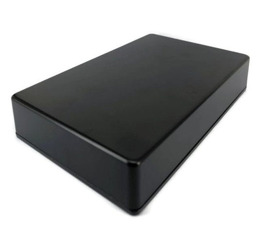 188x119x37.5mm Enclosure - Aluminum (Matte Black) - (AD58349)