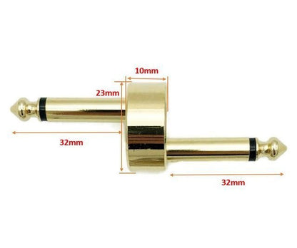 6.35mm (1/4") Male To Male Coupler Adapter Z Type - (AD58833)