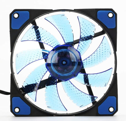 Blue 120mm LED Ultra Silent Computer PC Fan 12V - (AD59033)