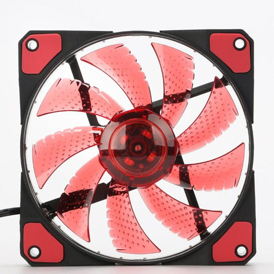 Red 120mm LED Ultra Silent Computer PC Fan 12V - (AD59036)