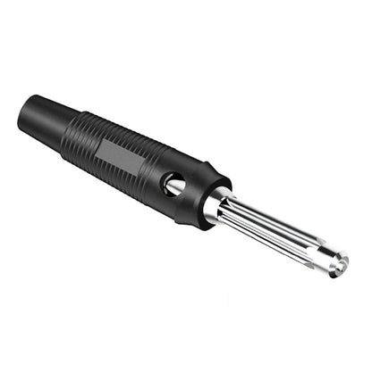 Black Stackable 4mm Banana Plug 20A - (AD59127)