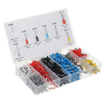 Wire Copper Crimp Terminal Kit AWG 22-10 (1200 PCS) - (AD60855)