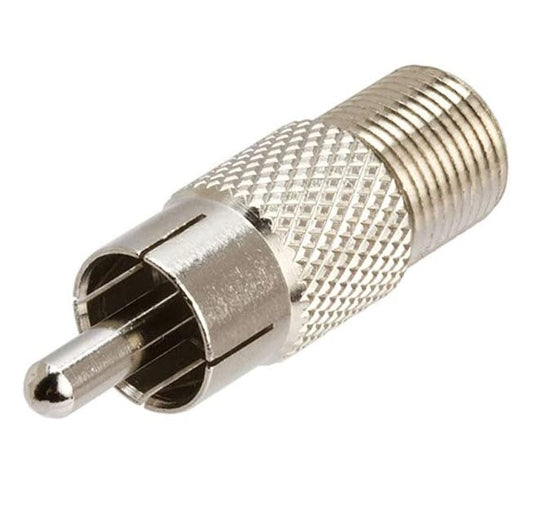 F-64 F-Type Female to RCA Male Coaxial Adapter - (AD60936)