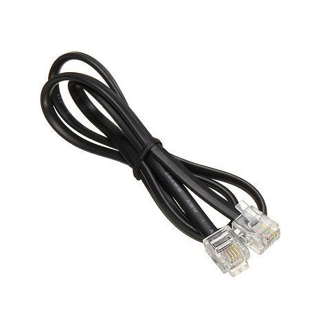 KR-425-7BK Miyako Phone Cable (7 Ft.) - (AD60982)