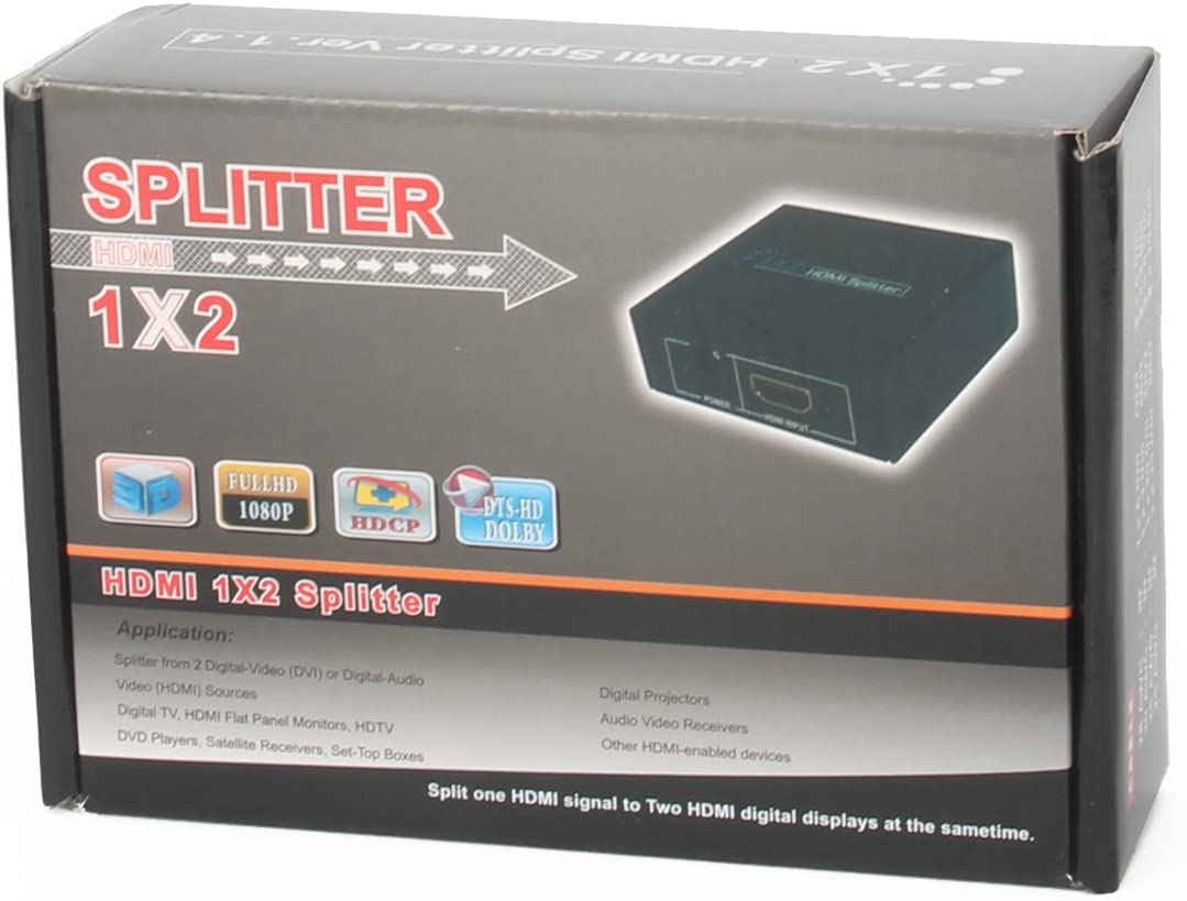 ARG-AV-5110 Argom HDMI Splitter Hub [1 In - 2 Out] - (AD61393)