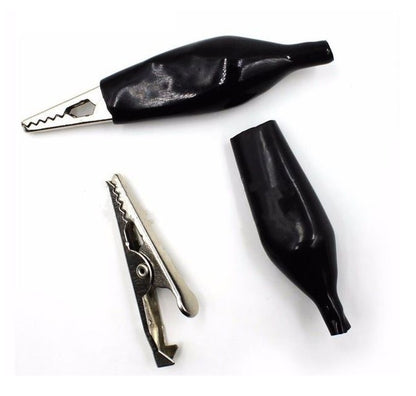 Black Alligator Test Clip (45mm) - (AD61439)