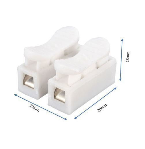 2 Pin Cable Connector Quick Splice Lock Wire - (AD62369)