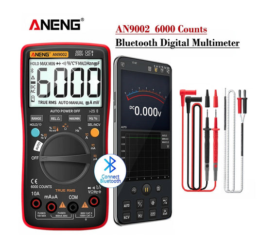 AN9002 ANENG Bluetooth Digital Multimeter - (AD62492)
