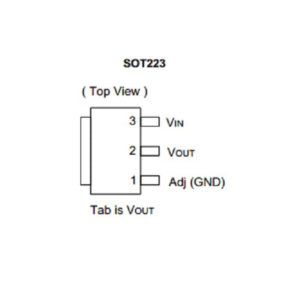 7805 (SOT-223) Regulador Voltaje +5VDC @ 100mA - (AD63149)