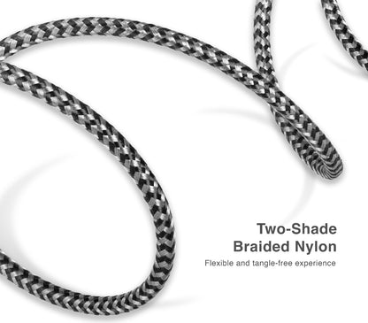 ARG-CB-0025BK Argom Cable Type-C to USB 2.0 Nylon Braided Dura Form - (AD65305)