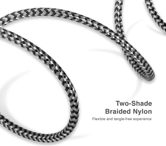 ARG-CB-0025BK Argom Cable Type-C to USB 2.0 Nylon Braided Dura Form - (AD65305)
