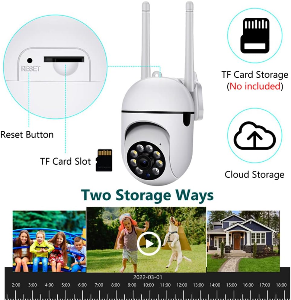 Tuya Smart 2.4G WiFi Indoor Camera Smart Home Security - (AD65555)