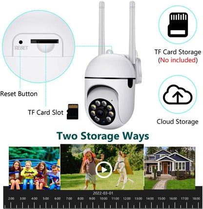 Tuya Smart 2.4G WiFi Indoor Camera Smart Home Security - (AD65555)