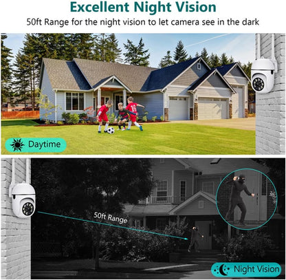 Tuya Smart 2.4G WiFi Indoor Camera Smart Home Security - (AD65555)