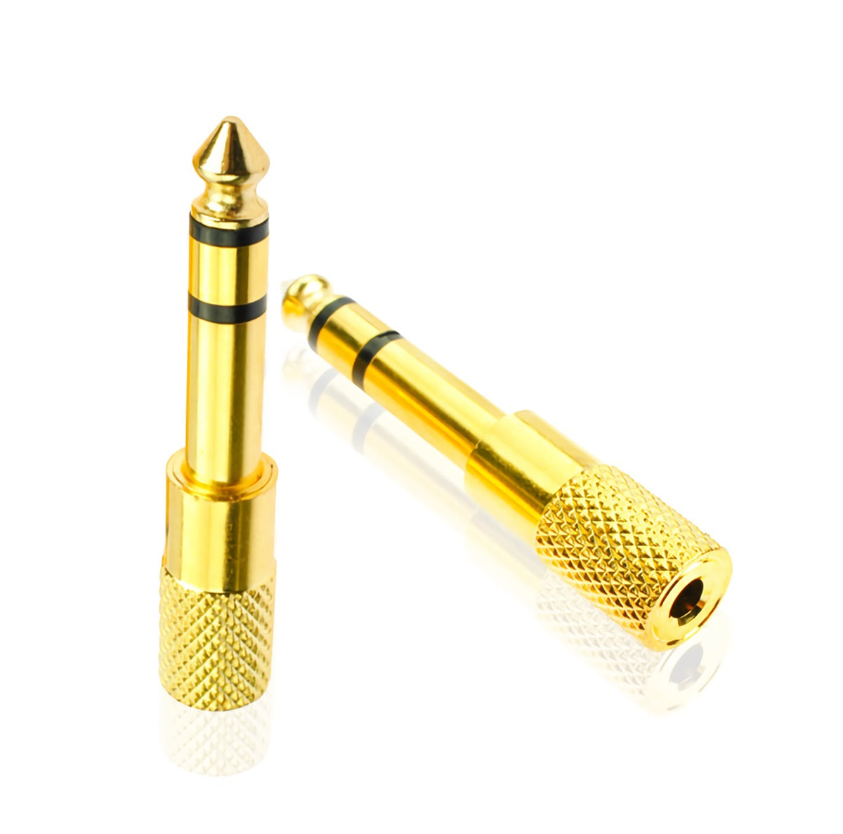3.5mm Female to 1/4'' Male Stereo Audio Jack Adapter (53.5mm) - (AD66252)
