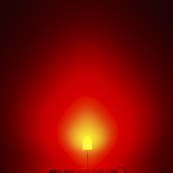 LED Red 10mm Diffused - (AD66696)