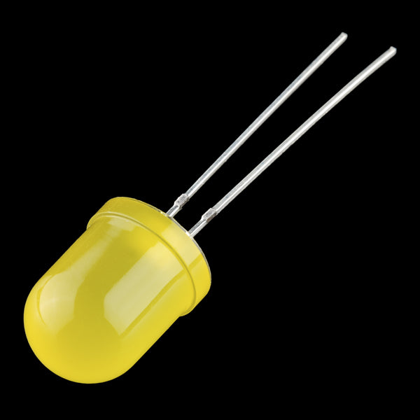 LED Yellow 10mm Diffused - (AD68178)