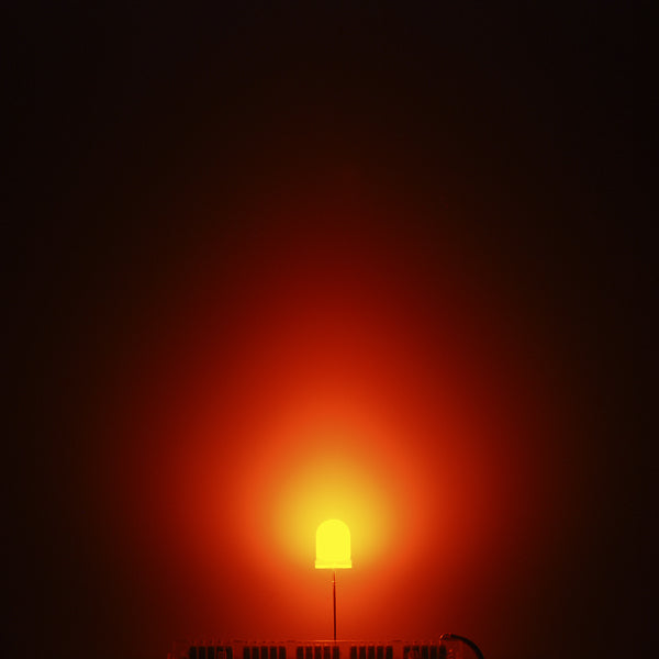LED Yellow 10mm Diffused - (AD68178)