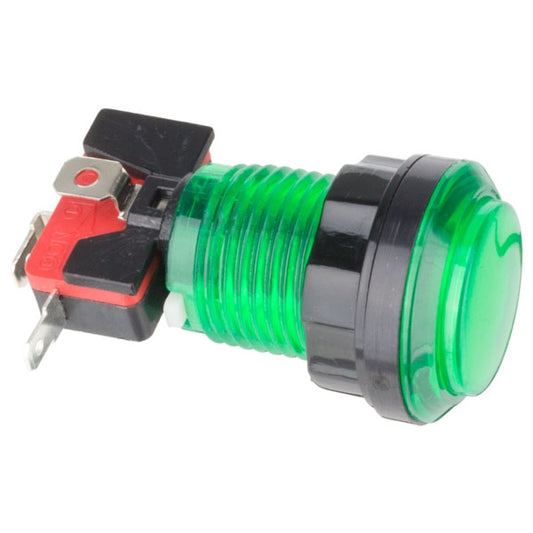 32mm Green Arcade Button LED Light 12V - (AD68393)