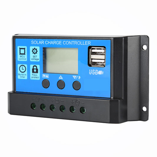 PWM Solar Panel Charge Controller Battery 12V-24V @ 10A - (AD68480)