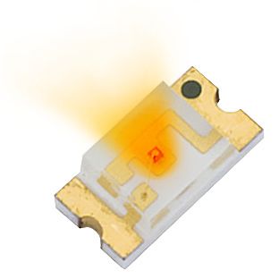Bright Amber LED SMD 1206 - (AD69183)