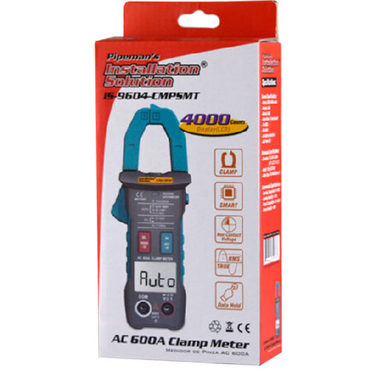 IS-9604-CMPSMT Pipeman's AC 600A Digital Clamp Meter - (AD69536)