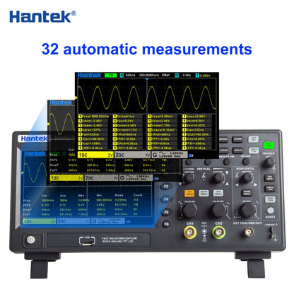 Hantek DSO2D10 TFT Digital Oscilloscope 2 Channel 100MHz with Function Generator - (AD70308)