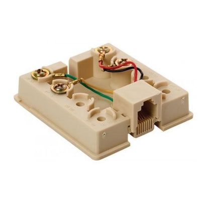 KR-468 RJ11 Simple Surface Box - (AD70811)