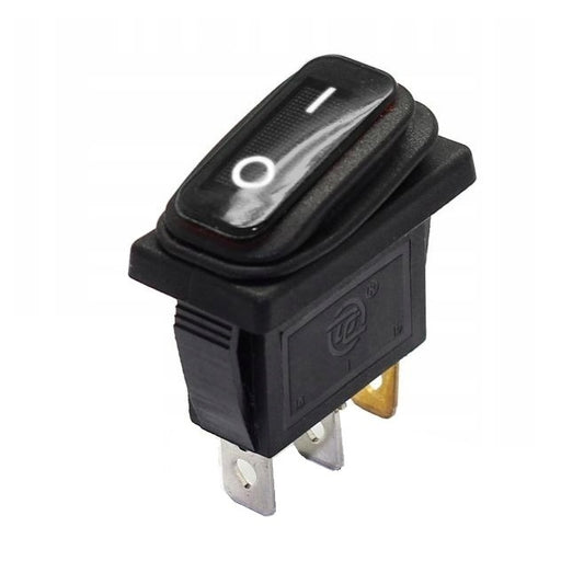 KCD3 Black Waterproof Rocker Switch - (AD71237)