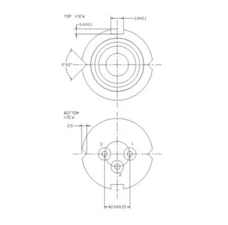 650nm 5mW Red Laser Diode - (AD71615)