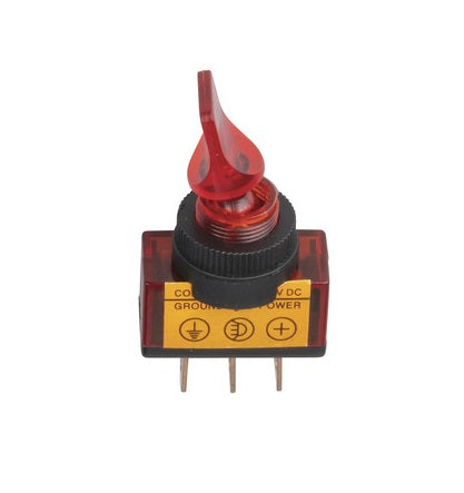 EC-1532 Red Toggle Switch SPDT ON-OFF 12V @ 20A - (AD73005)