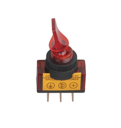 EC-1532 Red Toggle Switch SPDT ON-OFF 12V @ 20A - (AD73005)