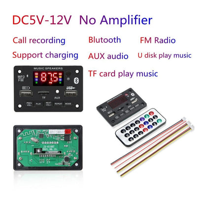 JX-810BT High-Quality Car Bluetooth MP3 Player w/ FM Radio - (AD73906)