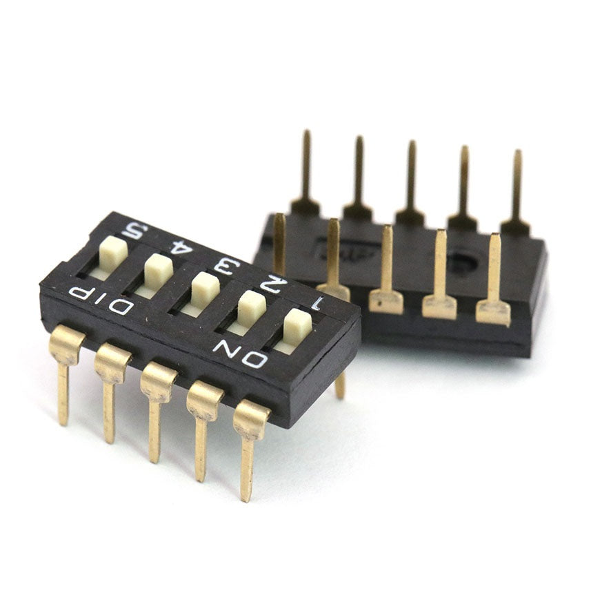 5-Bit Slide Type DIP Switch [BLACK] - (AD73918)