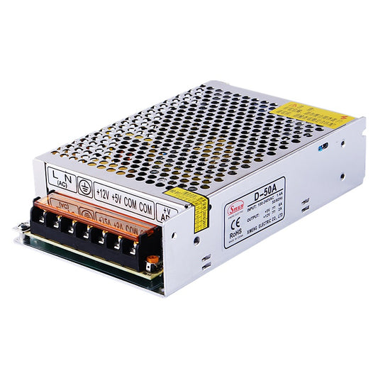 D-50A Dual Output Switching Power Supply 55W 5V/6A + 12V/2A - (AD74034)
