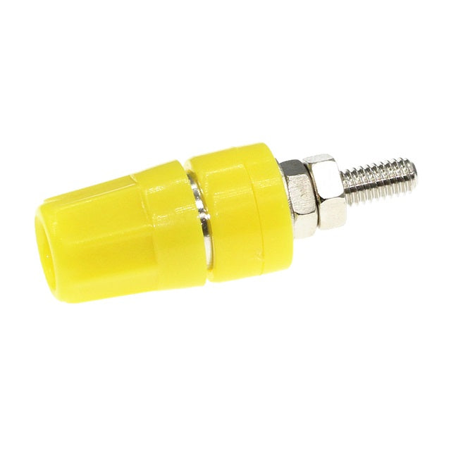 Yellow 4mm Banana Jack M4*36mm - (AD74253)