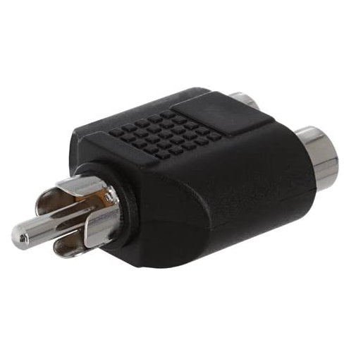 P-221 RCA Plug to Dual RCA Jack Adapter - (AD74607)