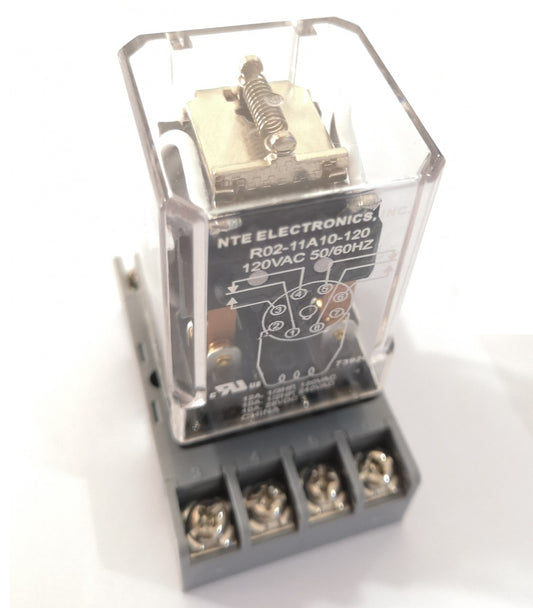 NTE R02-11A10-120 Relay DPDT 8-Pin 120VAC - (AD76371)