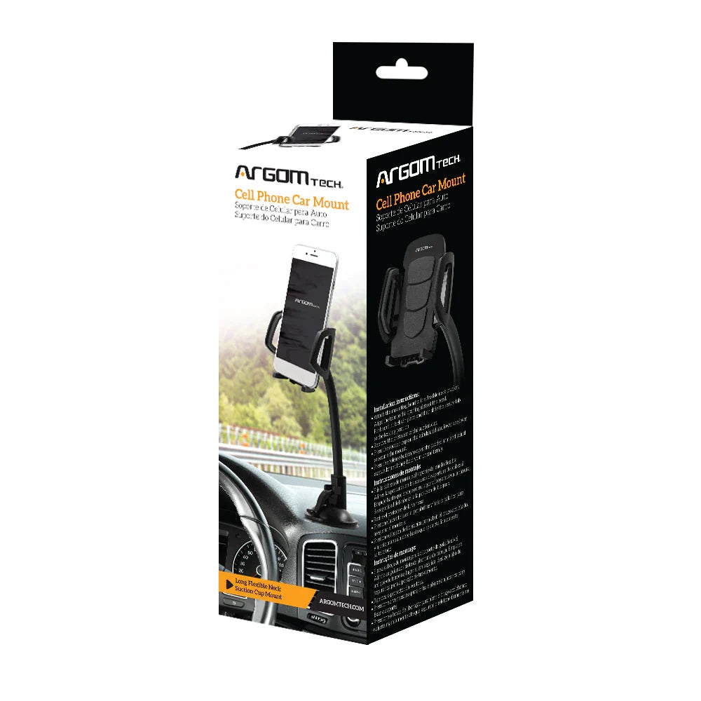 ARG-AC-0326 Argom Cell Phone Car Mount Long Neck - (AD77308)