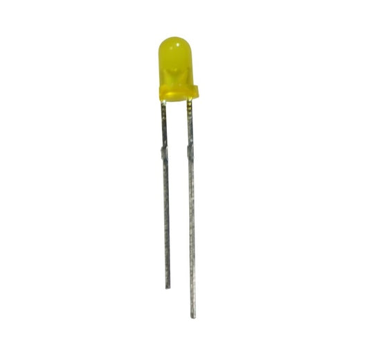 Yellow 3mm Diffused LED - (AD7811)