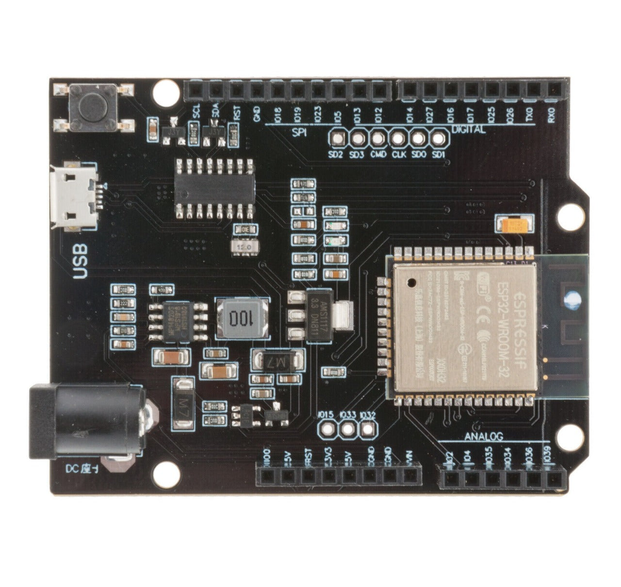 TTGO ESP32 Board UNO (WiFi + Bluetooth) - (AD79299)