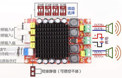 TDA7498E 100W+100W Digital Power Amplifier - (AD79383)