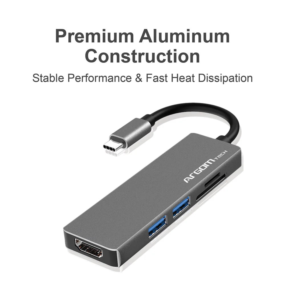 ARG-UB-0183 Argom One Axess 5-in-1 Type-C Hub - (AD80353)