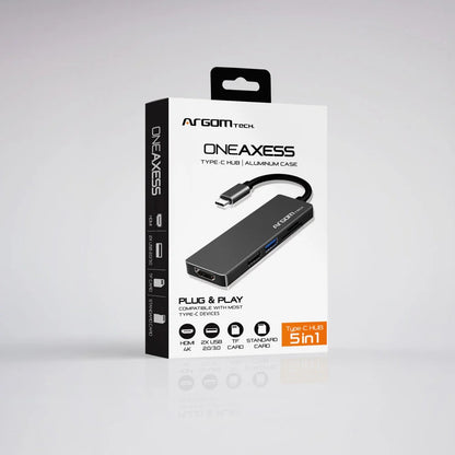 ARG-UB-0183 Argom One Axess 5-in-1 Type-C Hub - (AD80353)