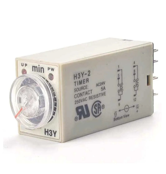 H3Y-2 Mono-Function Timer DPDT 24VDC - (AD80369)
