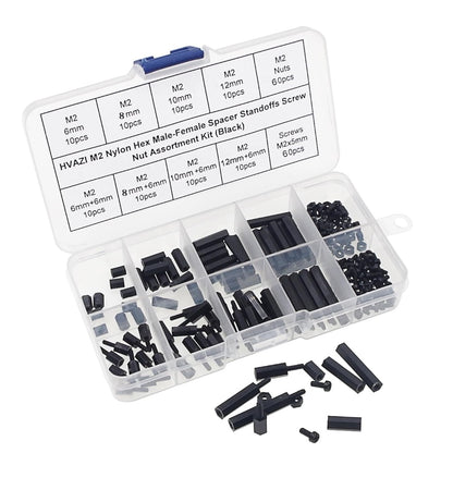 200 PCS M2 Spacer Hexagonal Nylon Kit - (AD80698)