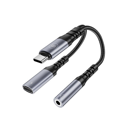 CB-PD35 Maxell USB-C To 3.5mm Female Adapter With PD - (AD82348)