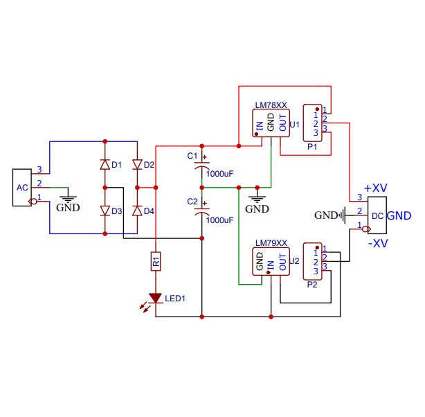 uJPM Power Supply Module Symmetrical (+V, -V) - (AD82456)