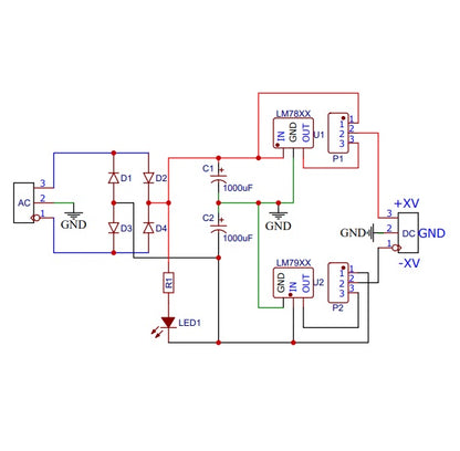 uJPM Power Supply Module Symmetrical (+V, -V) - (AD82456)